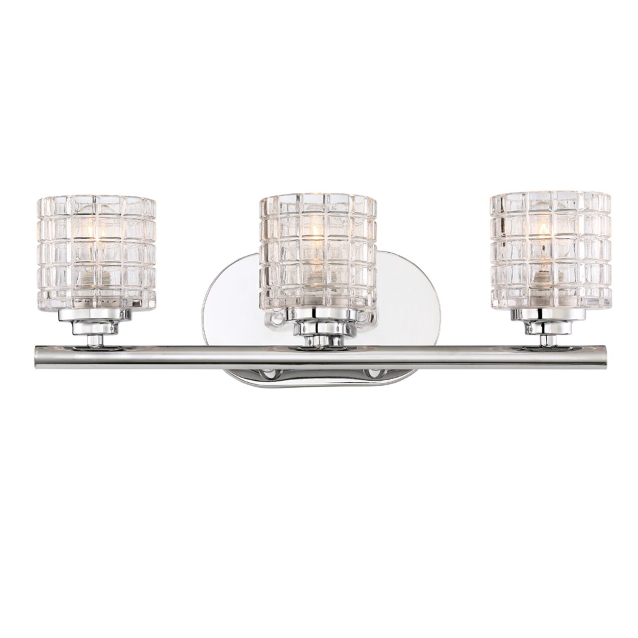 Votive 3-Light Wall Mounted Vanity & Wall Light Fixture in Polished Nickel Finish